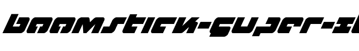 Boomstick Super-Italic Italic.ttf