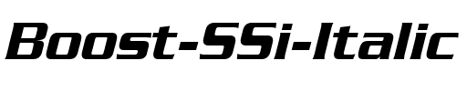 Boost SSi Italic.ttf