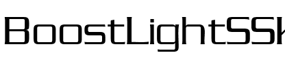 BoostLightSSK Regular.ttf