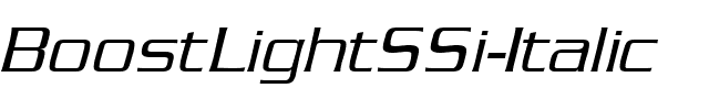 BoostLightSSi Italic.ttf