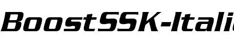 BoostSSK Italic.ttf