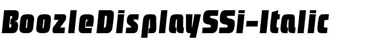 BoozleDisplaySSi Italic.ttf