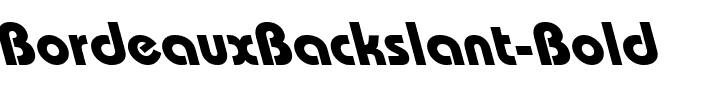 BordeauxBackslant Bold.ttf