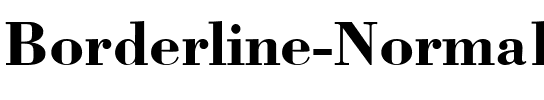 Borderline Normal.ttf
