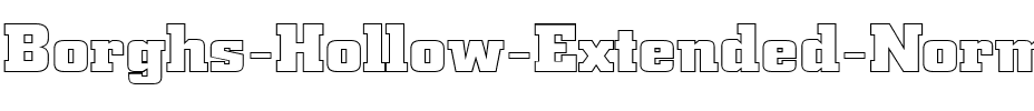 Borghs-Hollow-Extended  Normal.ttf