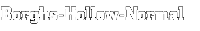 Borghs-Hollow  Normal.ttf