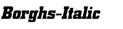 Borghs Italic.ttf