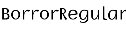 BorrorRegular Regular.ttf