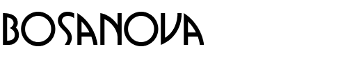 Bosanova Regular.ttf