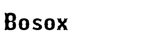 Bosox Regular.ttf