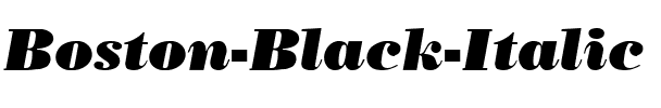 Boston Black Italic.ttf