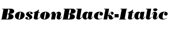 BostonBlack Italique.ttf
