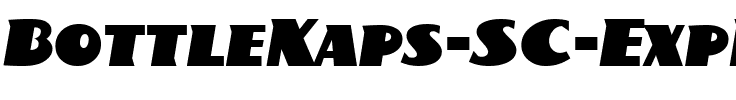 BottleKaps SC ExpItalic Regular.ttf