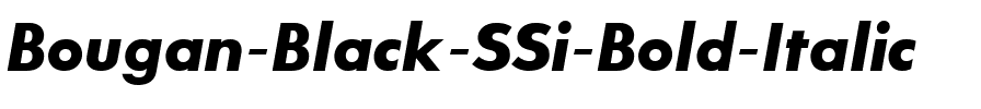 Bougan Black SSi Bold Italic.ttf