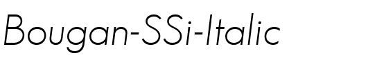 Bougan SSi Italic.ttf