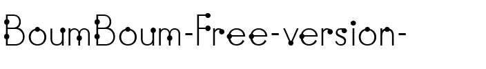 BoumBoum (Free version) Regular.ttf