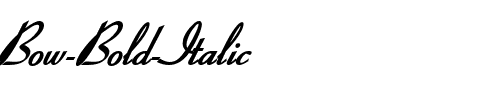 Bow Bold Italic.ttf