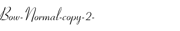 Bow Normal.ttf