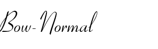 Bow Normal.ttf