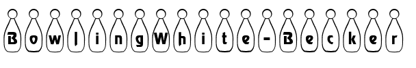 BowlingWhite Becker Normal.ttf