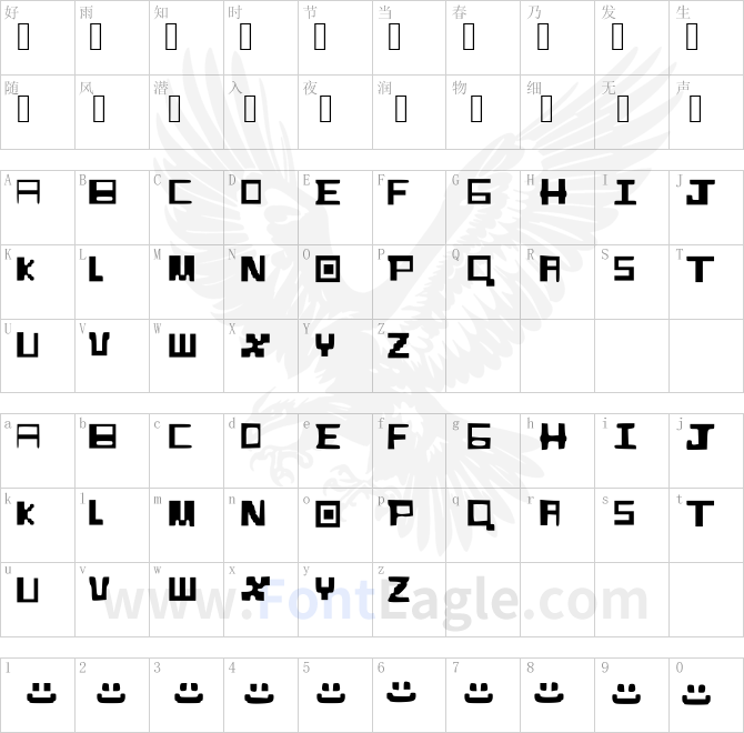 BoxCraft_Alphabet_Font