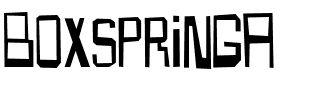 Boxspring Regular.ttf