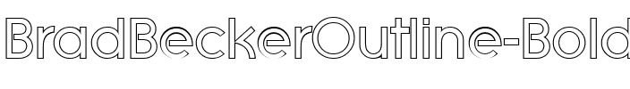 BradBeckerOutline Bold.ttf