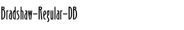 Bradshaw DB Regular.ttf