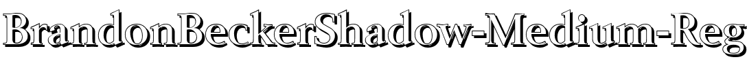 BrandonBeckerShadow-Medium Regular.ttf