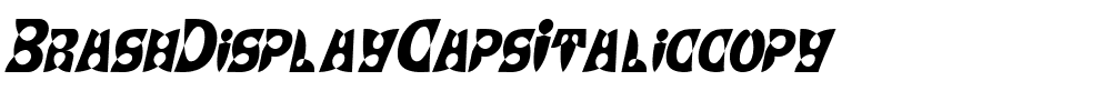 BrashDisplayCaps Italic.ttf