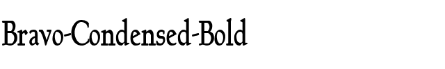 Bravo-Condensed Bold.ttf