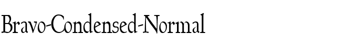 Bravo-Condensed Normal.ttf