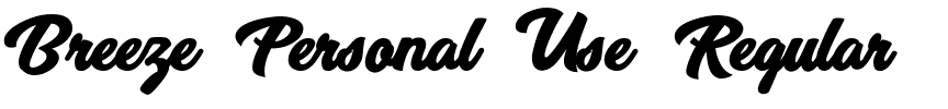 Breeze Personal Use Regular.ttf