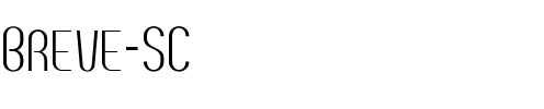 Breve SC Regular.ttf