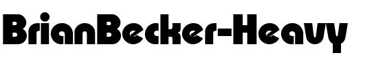 BrianBecker-Heavy Regular.ttf