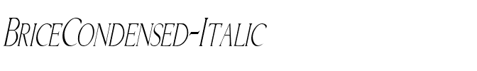 BriceCondensed Italic.ttf