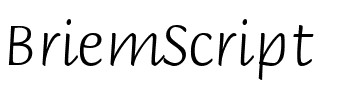 BriemScript Medium.ttf