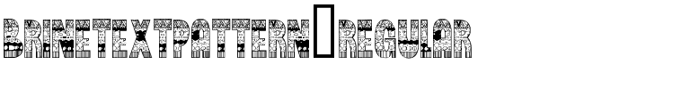 Brinetext Pattern Regular.ttf