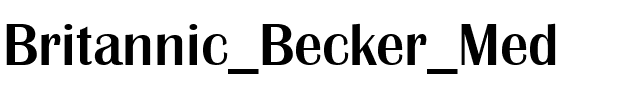 Britannic Becker Med Regular.ttf