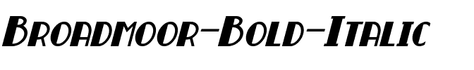 Broadmoor Bold Italic.ttf