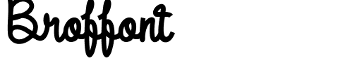 DHF Broffont Script Regular.ttf