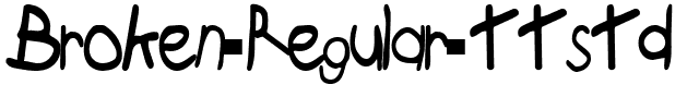 Broken ttstd Regular.ttf