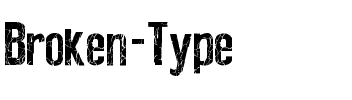 Broken Type Normal.ttf