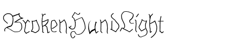 BrokenHandLight Regular.ttf