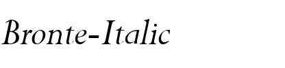 Bronte Italic.ttf