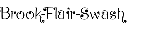 Brook Flair Swash Swash.ttf