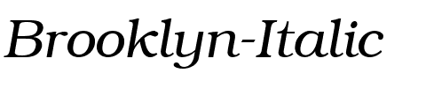 Brooklyn Italic.ttf