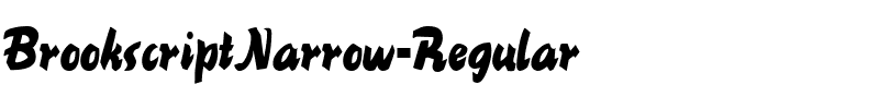 BrookscriptNarrow Regular.ttf