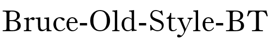 BruceOldStyle BT Roman.ttf
