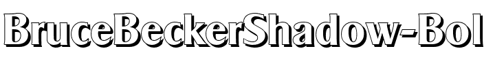 BruceBeckerShadow Bold.ttf